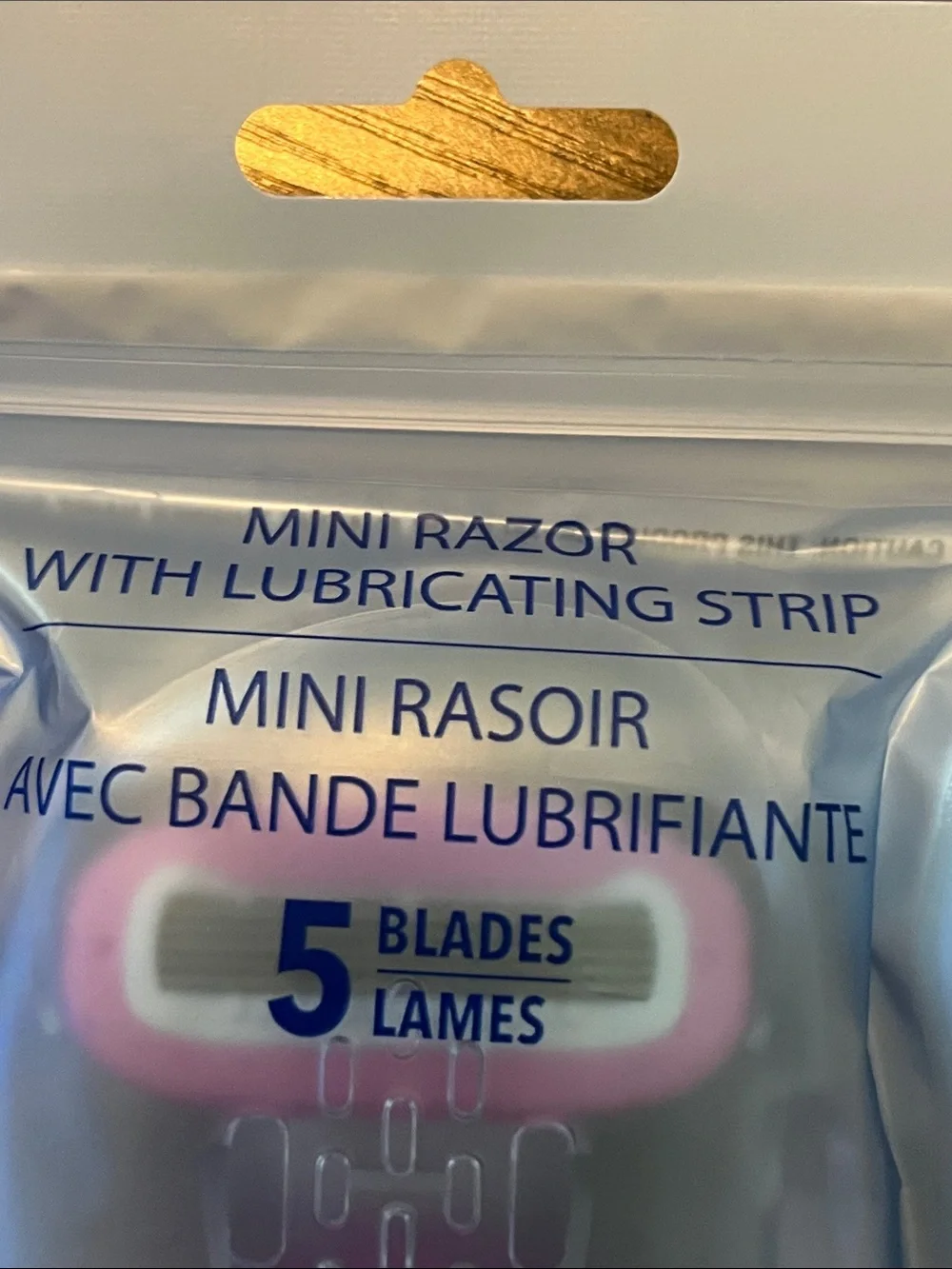Mini 5-Blade Travel Razor for Women — Pink